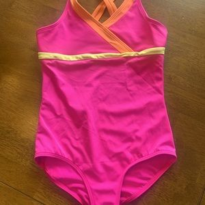 One piece bathing suit for girls size 12.